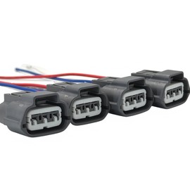 4 Pcs Ignition Coil Connector Pigtail, J48817102 / J-48817-102, Compatible with Nissan Altima, Sentra, Rogue, Maxima, Frontier, 350Z/370Z, Titan, Pathfinder, Armada, Murano, Quest, Xterra, Versa