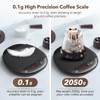 Mini Coffee Scale with Timer - Digital Espresso Scale 2kg/0.1g
