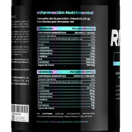 Aminoácidos Bcaas De 40 Servicios, Bcaas 3x Get Ripped