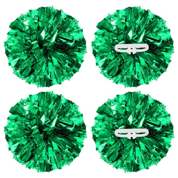 YELARXI Metallic Cheerleading Pom Poms Cheer Pompoms, 12 Inch with