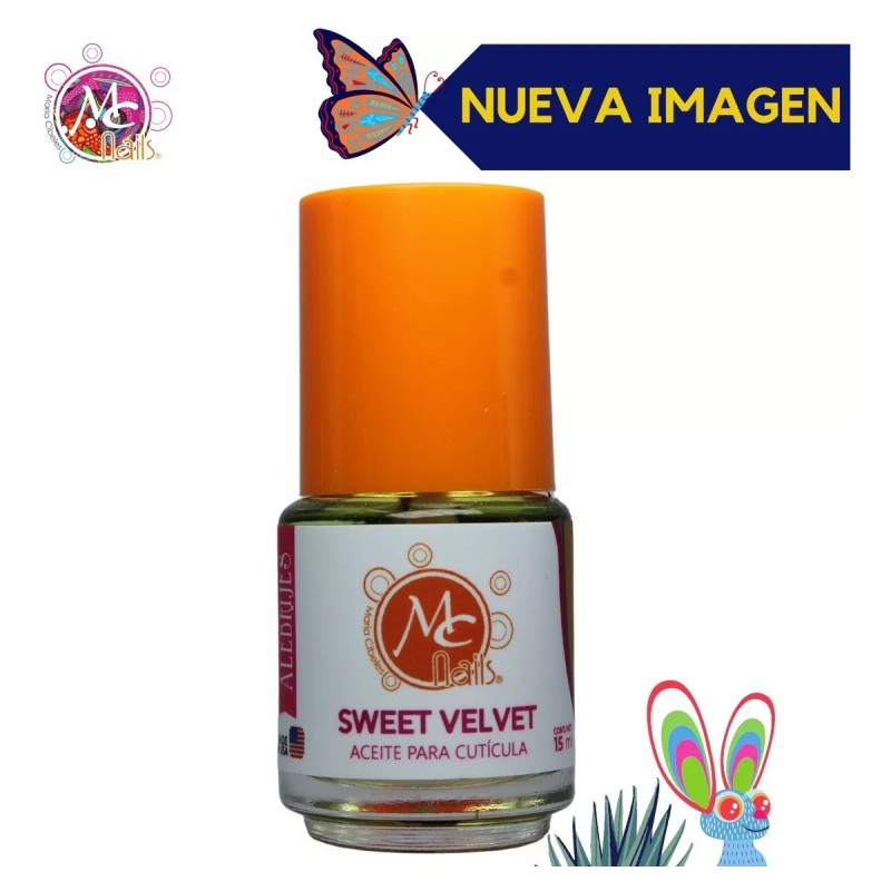 Mc Nails Sweet Velvet Aceite Para Cutícula 15ml Para Uñas