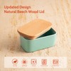 Sweese Large Butter Dish with Lid for Countertop, Airtight Butter