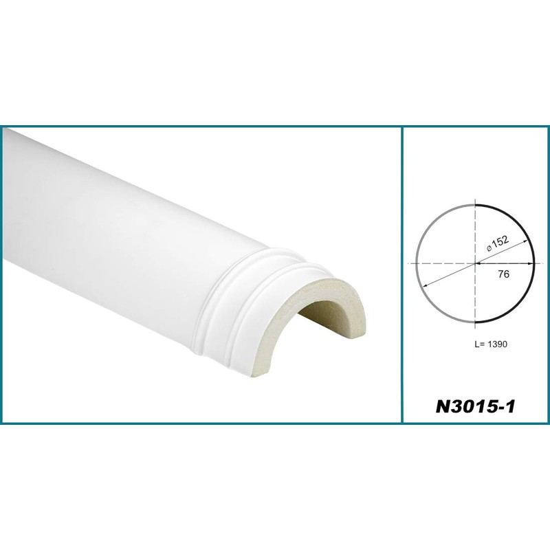Half Column | Round | Smooth | Pre-primed Surface |