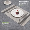 Lucas Forest Kitchen Placemat Set 6, Vinyl Table Protector Dining
