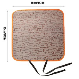 MWUMRCM Child Seat Pad, Suitable Seat Protector, Car Seat Pad, Car Seat Protection Function, Car Seat Protector, Car Seat Protector (Light Brown)