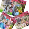 SJOLOON 5X7FT Spring Backdrop Easter Photography Backdrop Flower Backdrops Photo