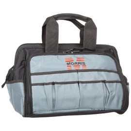 Morris Products 53514 Easy Search Tool Bags with Plastic Tray, 16" Length, 10" Width, 11" Height, 24 Outside Pockets