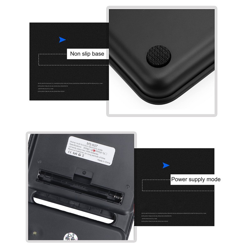 Digital Coffee Scale High Accuracy LED HD Display ABS Material