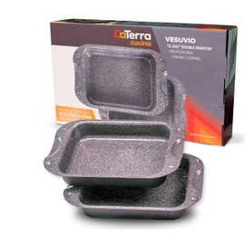 DaTerra Cucina Covered Roaster - With Natural Nonstick Ceramic Coating, Safe For StoveTop and Oven Use