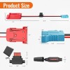 RVBOATPAT 18V Battery Adapter with Wire Harness for Peg-Perego Power