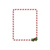 Great Papers! Candy Cane Holly Holiday Letterhead, 8.5" x 11",