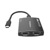 Simplecom DA330 USB-C to Dual HDMI MST Adapter 4K@60Hz with