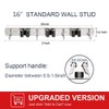 IMILLET 2 Pack Broom and Mop Holder Wall Mounted, Stainless