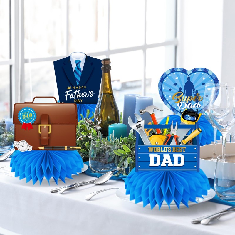 Fathers Day Decorations, Best Dad Ever Decorations with Happy Fathers