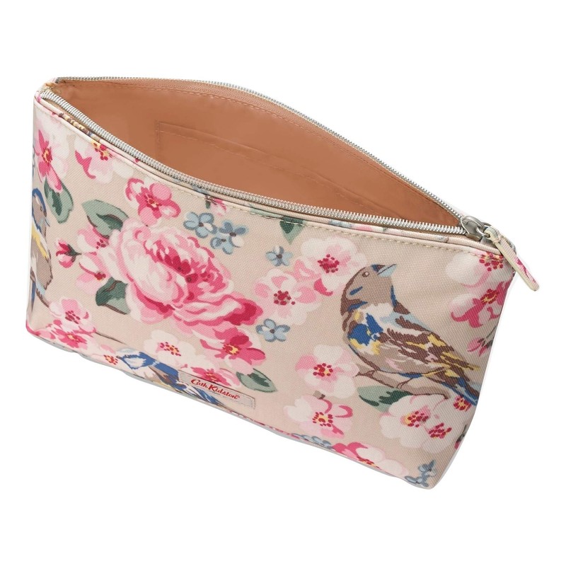 Cath Kidston Cosmetic Bag Fawn Meadowfield Birds