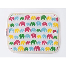 Driol Cover for Piggy Straps and Baby Carriers, Wide (Elephant), Antibacterial, Odor Resistant, Double Gauze Multi Cover