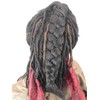 Exact WIG w/Bandana Dreadlock And Hair Beads Stick DLX Jack