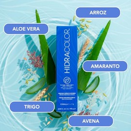 HIDRACOLOR - Tinte Permanente para Cabello Color 6.11 Rubio Oscuro Cenizo Intenso 90 ml, Cubre Canas, con Miel y Aloe Vera, Gran Duración y Humectació