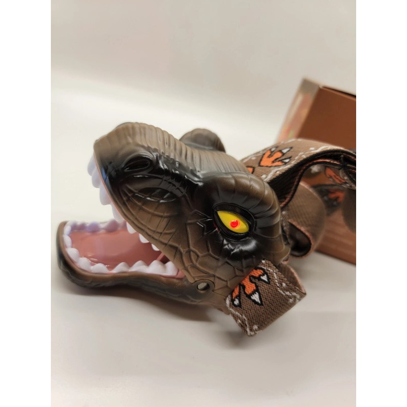 BuDaWaFa Kids LED Headlamp Flashlight Dinosaur Led Head Torch for