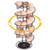 Toplife Spiral Design Metal Egg Skelter Dispenser Rack, Storage Display
