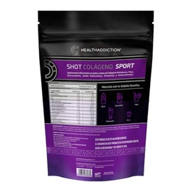 HEALTHADDICTION - Colágeno Sport Efervescente, Sabor Frambuesa, 30 Sobres de 12g, con Colágeno Hidrolizado, Glucosamina y Vitaminas para Fortalecimiento Muscular y Articular