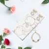 XINSUO Bathroom Tray, Decorative Tray, Dressing Table Tray (White Marble,