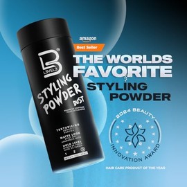 L3 Level 3 Styling Powder - Natural Look Mens Powder - Easy to Apply with No Oil or Greasy Residue (Small - 30 Grams)                                 