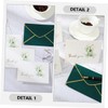 Operitacx 6pcs Jumbo Greeting Cards Set for Wedding Thanks Cards