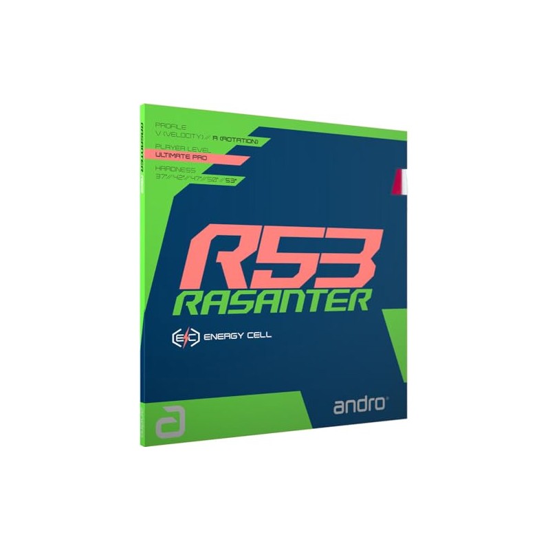 andro 112292 Table Tennis Rubber Razanta R53 Soft Back UM