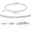 1.3mm Delicate Round Cut AAA Cubic Zirconia Tennis Bracelet for