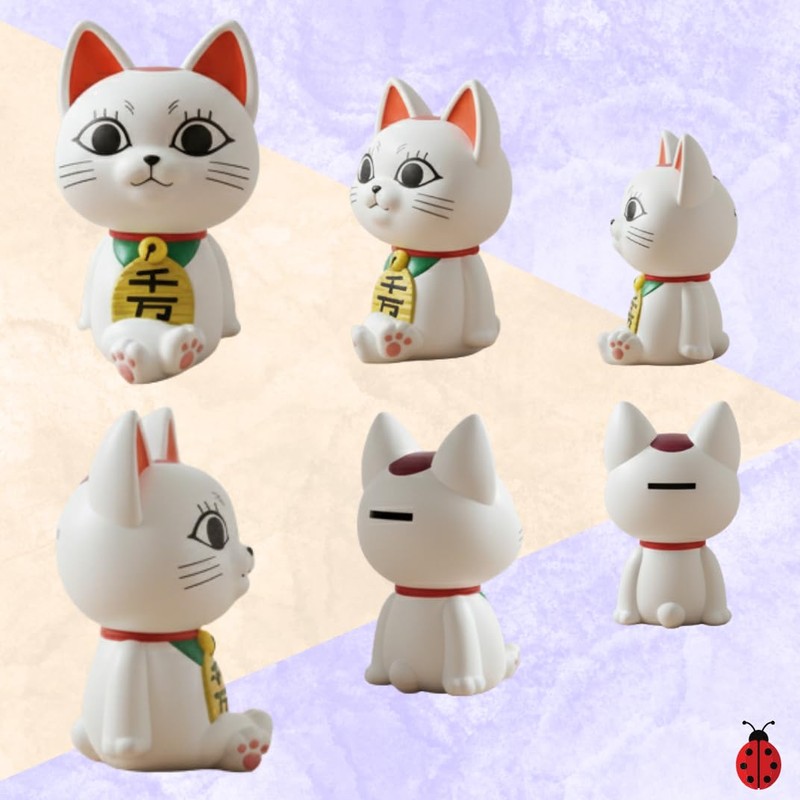 Coin Bank Figure, Turboba Baa, Maneki Cat Goods, Figurine, Collection,
