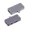 Type C Docking Station (3.5mm with 4 Poles) / Gray