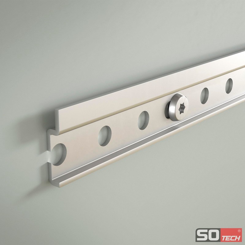 2 Pieces SOTECH Hanging Rails 357mm Cabinet Hanger Cabinet Rails