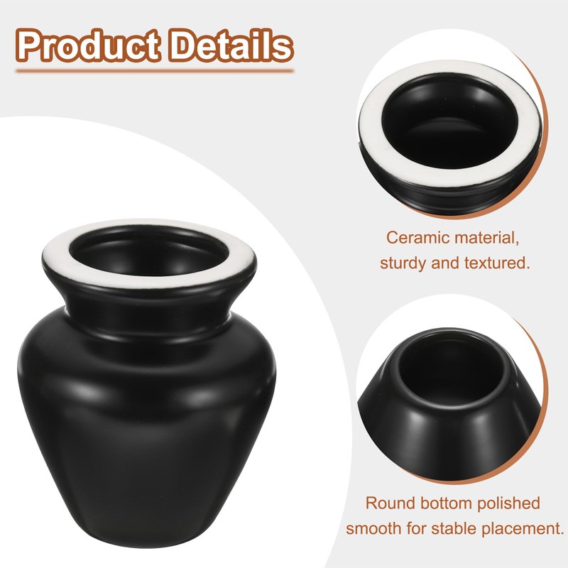 sourcing map Ceramic Chasen Stand 73mm Matcha Whisk Holder Teas
