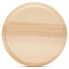 Round Wooden Discs 5 inch, Pack of 2 Unfinished Wood