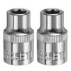 HARFINGTON 2pcs E-Torx Socket 3/8" Drive E10 External Torx Deep