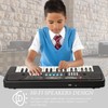 LeeQee Black 37 Keys Kids Piano Keyboard, Portable Electric Musical