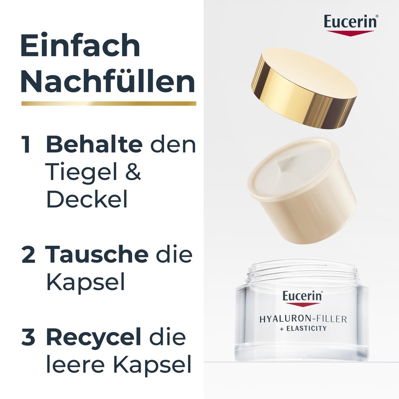 Eucerin Hyaluron-Filler + Elasticity Day Cream SPF 30 Refill Capsule