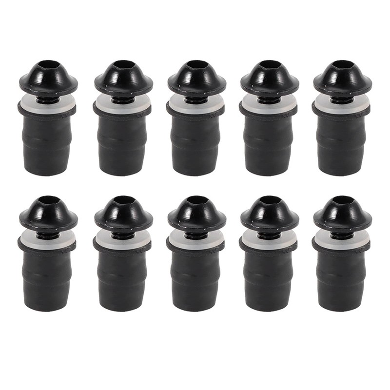10Pcs Motorcycle Windshield Bolts Screws Kit, Universal Windscreen Bolts M5
