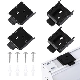 Lihopefe Universal Replacement for Roller Shade Metal Mounting Brackets Roller Blind Buckles 2 Sets