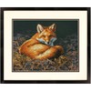 Dimensions Sunlit Fox Counted Cross Stitch Kit, 14 Count Black