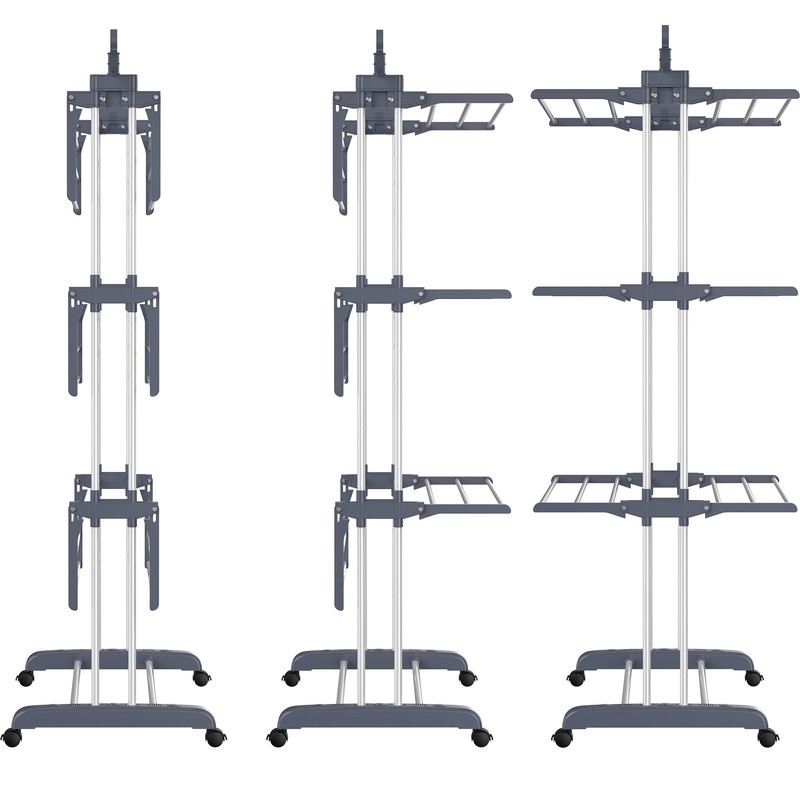 HOMIDEC Clothes Drying Rack, Oversized 4-Tier(67.7" High) Foldable Stainless Steel