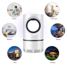 Mosquito Killer Lamp Indoor Bug Zapper UV LED Light USB Power Suction Mosquito Trap for Fly Mosquito Tiniest Insect