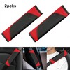 2PCS Car Seat Belt Cover pad, Carbon Fiber Safety Seatbelt