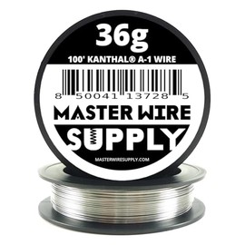 Kanthal A1-100' - 36 Gauge Wire - 100ft - 0.13mm - 0.005in - Master Wire Supply
