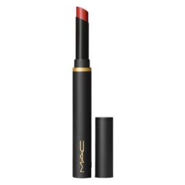 MAC Lápiz Labial Powder Kiss Velvet Blur Slim Stick - 877 Devoted To Chili (Rojo Ladrillo Cálido)