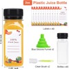 OBKJJ 40 pcs 2oz Pcs Juice Bottles, Juice Bottle with
