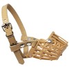 Dogs My Love Plastic Dog Basket Muzzle Beige 7 Sizes