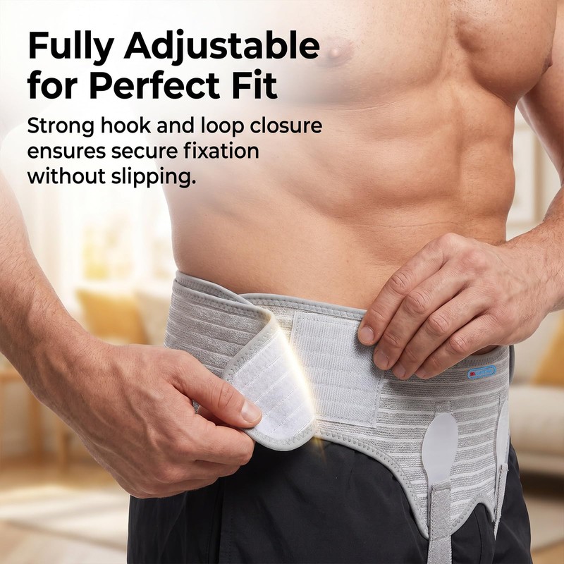 ENLUNTRA Upgraded Hernia Belt for Men & Women,Inguinal Hernia Support