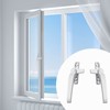 zalati Universal Right Left Hand Window Handle Aluminum Alloy Window